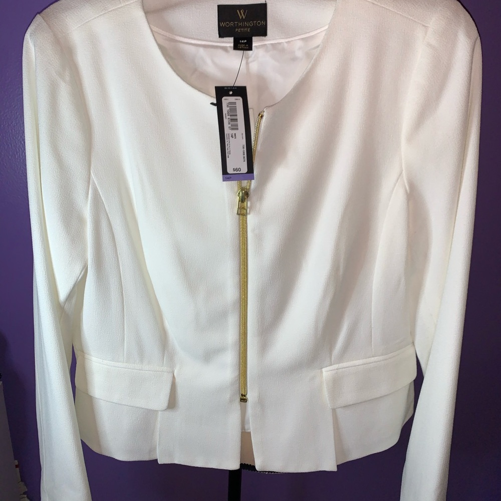 White blazer